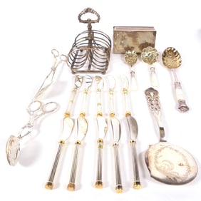 Silver Plate Utensil Assortment