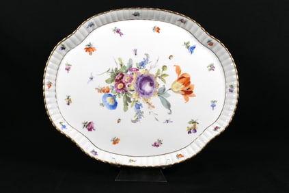 Dresden Hand Painted Platter