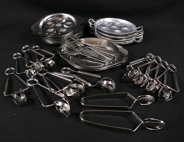Escargot Plates and Utensils