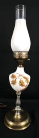 Vintage Lamp with Hand Painted Font