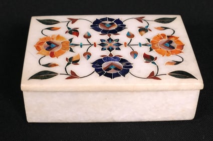 Indian Marble Trinket Box