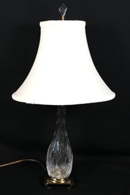 Cut Crystal Genie Bottle Lamp