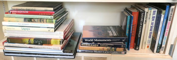 Shelf of Travel Books