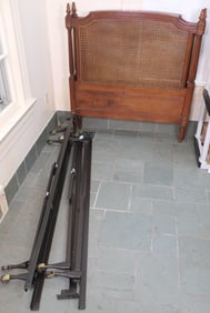 Pair of Cane Twin Headboards