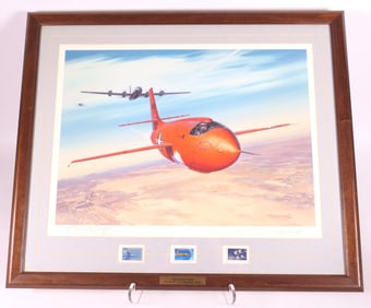 Signed "Chuck Yeager's Supersonic Flight" Print