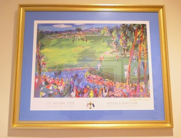 Signed "Valhalla Golf Club" Print by Leroy Neiman
