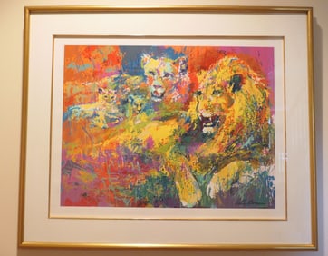 Signed "Royal Family" by Leroy Neiman