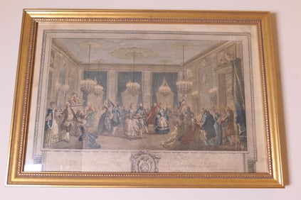 Engraving of "Le Bat Pare"