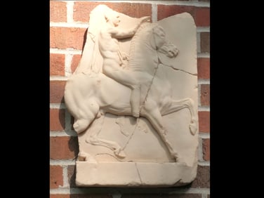 Thracian Horseman Relief Sculpture