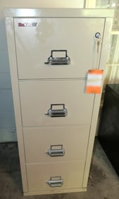 Fire King Four Drawer Filing Cabinet