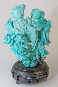 Carved Turquoise Ladies