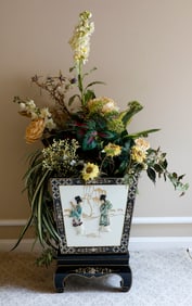 Black Lacquer Planter