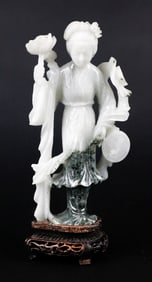 Carved Jade Lady Figurine