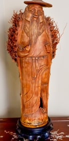 Tall Hand Carved Coconut Tree Immortal