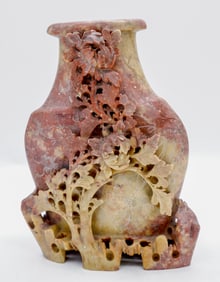 Hand Carved Soapstone Vase