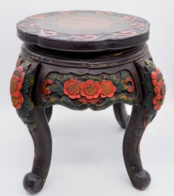 1920's Chinese Carved Plant Stand