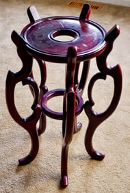 Chinese Circular Fish Bowl Stand