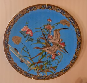 Cloisonne Enamel Plate