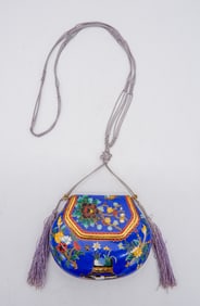 Miniature Cloisonne Purse