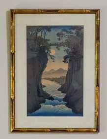 Framed Japanese Woodblock Print