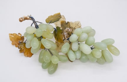 Carved Jade Grape Clusters