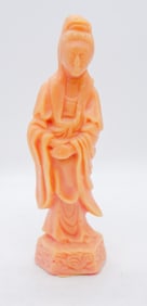 Vintage Avon Wax Guan Yin Figurine