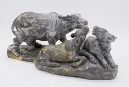 Water Buffalo Soapstone Sculpture