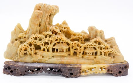 Soapstone Landscape Carving