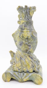 Soapstone Fish Carving