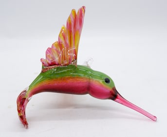 Blown Glass Hummingbird
