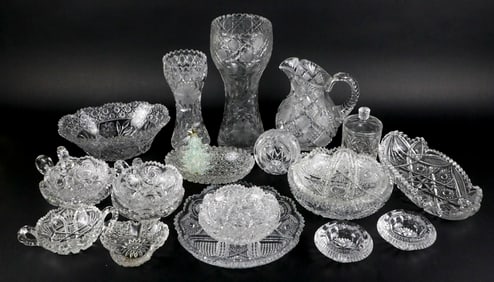 Pressed and Cut Glass
