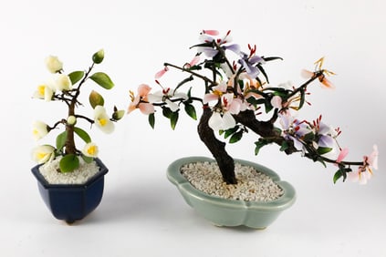 Glass Floral Bonsais