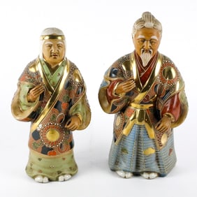 Two Japanese Porcelain Figurines