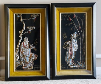 Two Framed Panels
