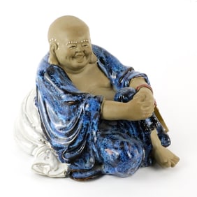 Vintage Laughing Buddha Statue