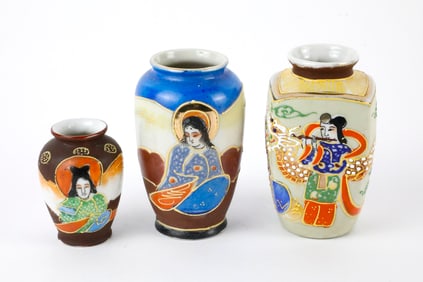 Three Porcelain Vases