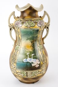 Large Ornate Porcelain Vase