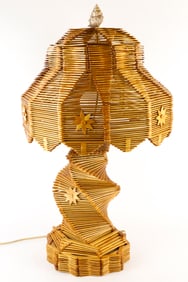 Popsicle Stick Lamp