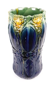 Art Nouveau Majolica Vase