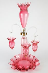 Victorian Epergne Table Centerpiece