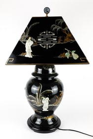 Black Lacquer Lamp