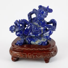 Small Lapis Lady Figure