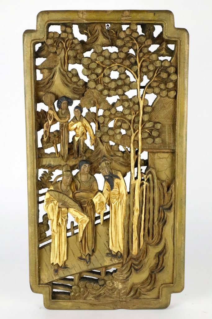 Hand Carved Wooden Wall Hanging (1 of 8)