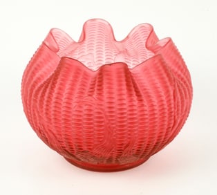 Corn Themed Satin Glass Bowl