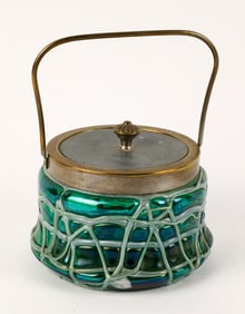 Green Biscuit Jar
