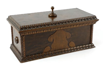 Carved Wooden Jewelry Box