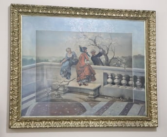 Framed Print of Romantic Scene