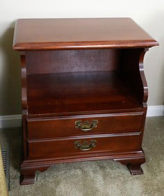 Kling Solid Cherry Bookcase Nightstand