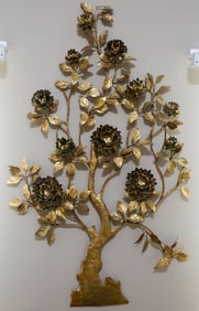 Stylized Metal Tree Wall Art