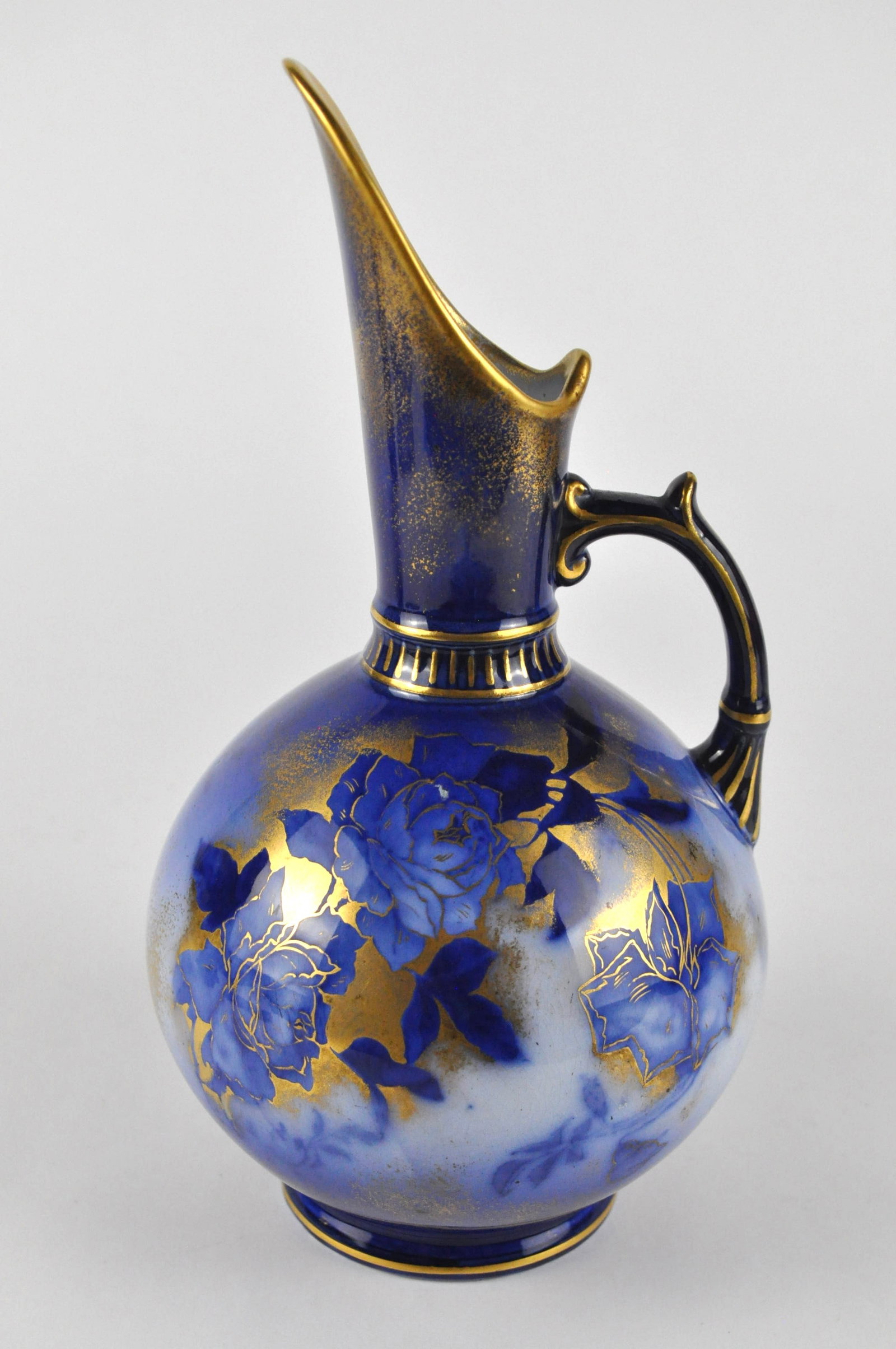Alfred H. Pearce & Co. Flow Blue Ewer (1 of 6)